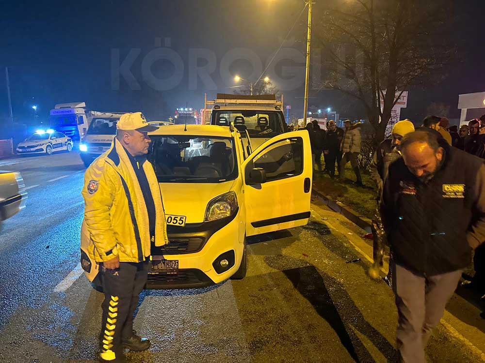 Bolu da 5 araçlı zincirleme trafik kazası yaşandı Köroğlu Gazetesi