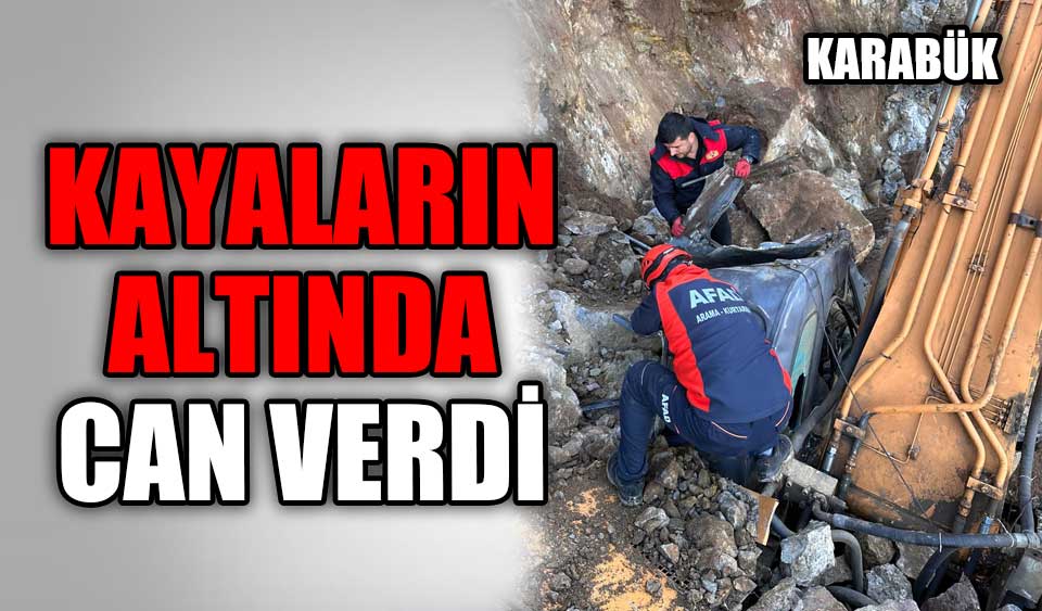 Kayaların altında can verdi Köroğlu Gazetesi Bolu son dakika haberler