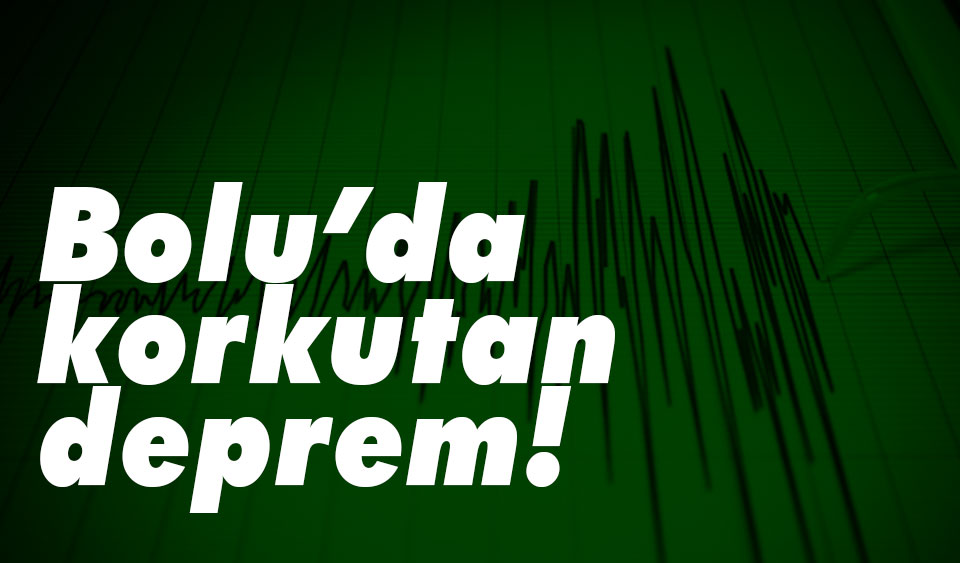 Boluda korkutan deprem Köroğlu Gazetesi Bolu son dakika haberler