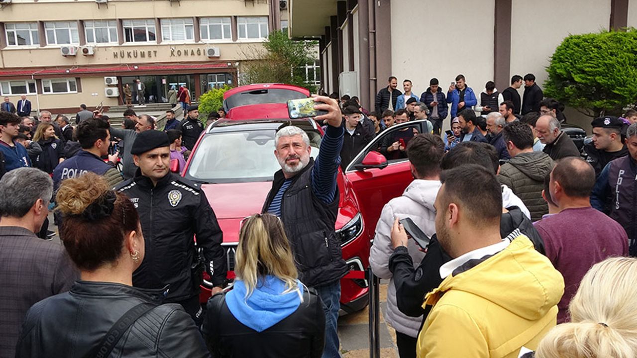 Sinop’ta yerli otomobil Togg’a yoğun ilgi