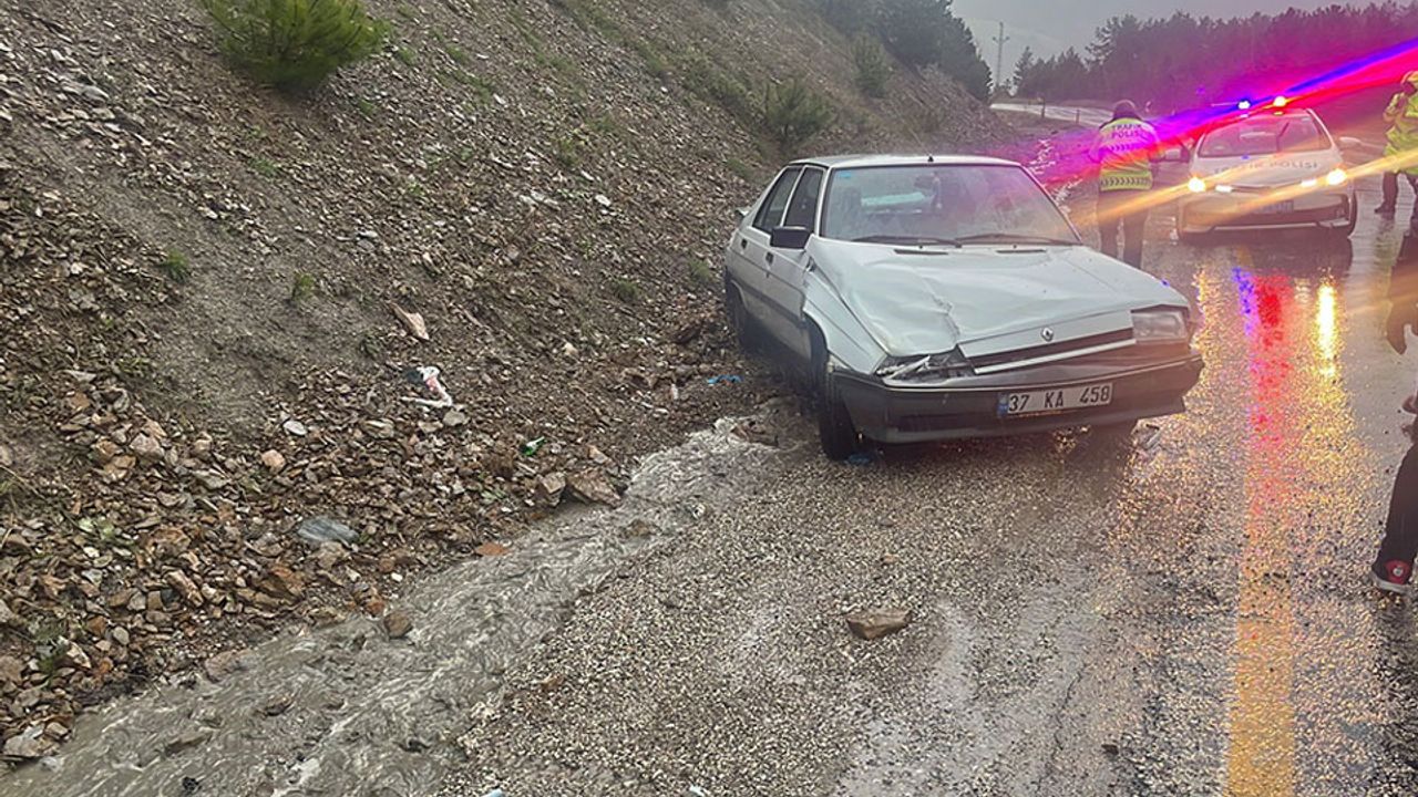 Kastamonu'da trafik kazası: 1 yaralı