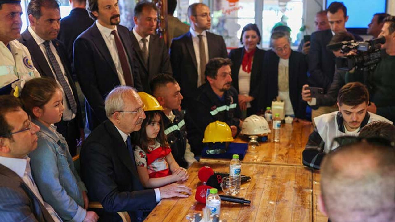 Kılıçdaroğlu'ndan Depremlerde Arama Kurtarma Çalışması Yapan Madencilere Ziyaret