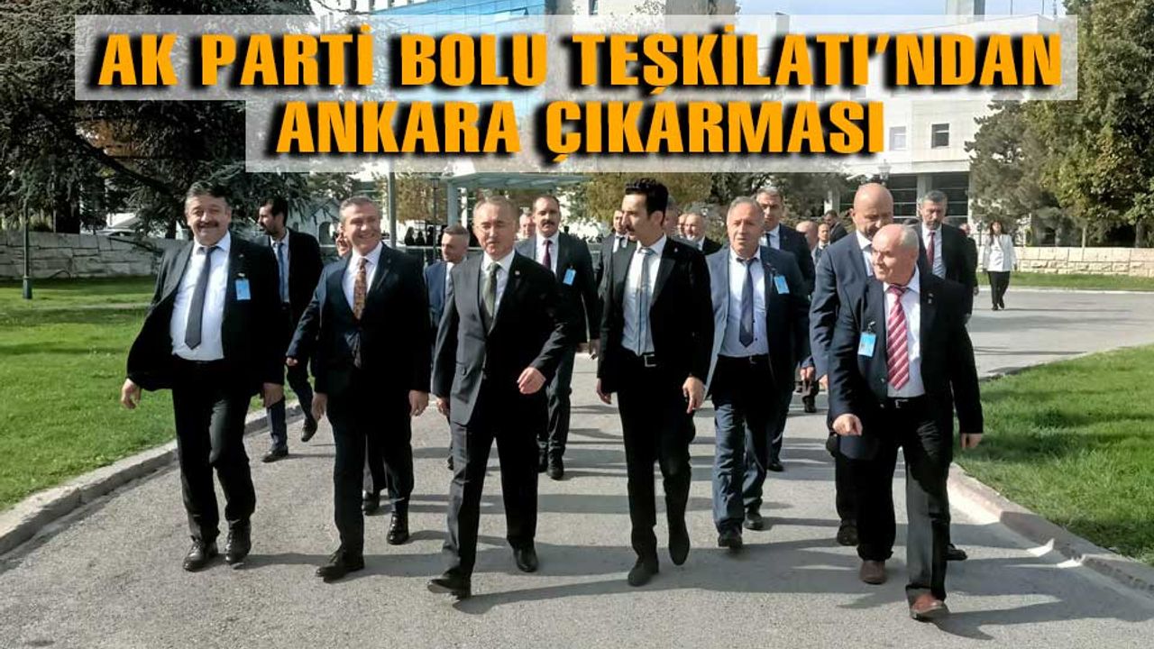 AK Parti Bolu Teşkilatı'ndan Ankara çıkarması