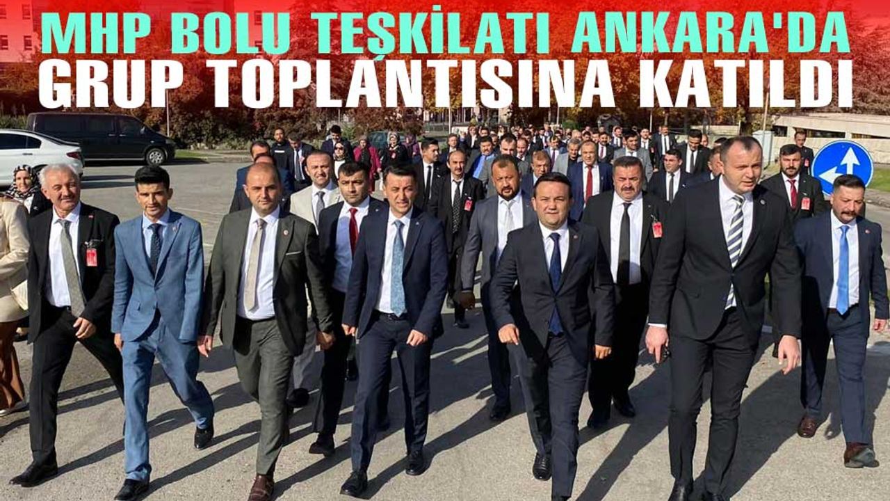 MHP Bolu İl Başkanlığından Ankara'ya dev çıkarma