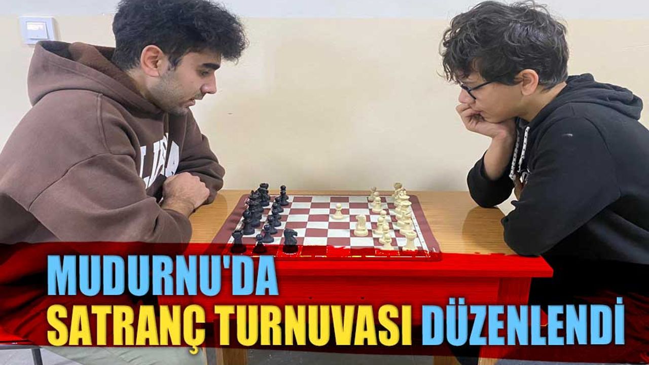 Mudurnu'da satranç turnuvası düzenlendi