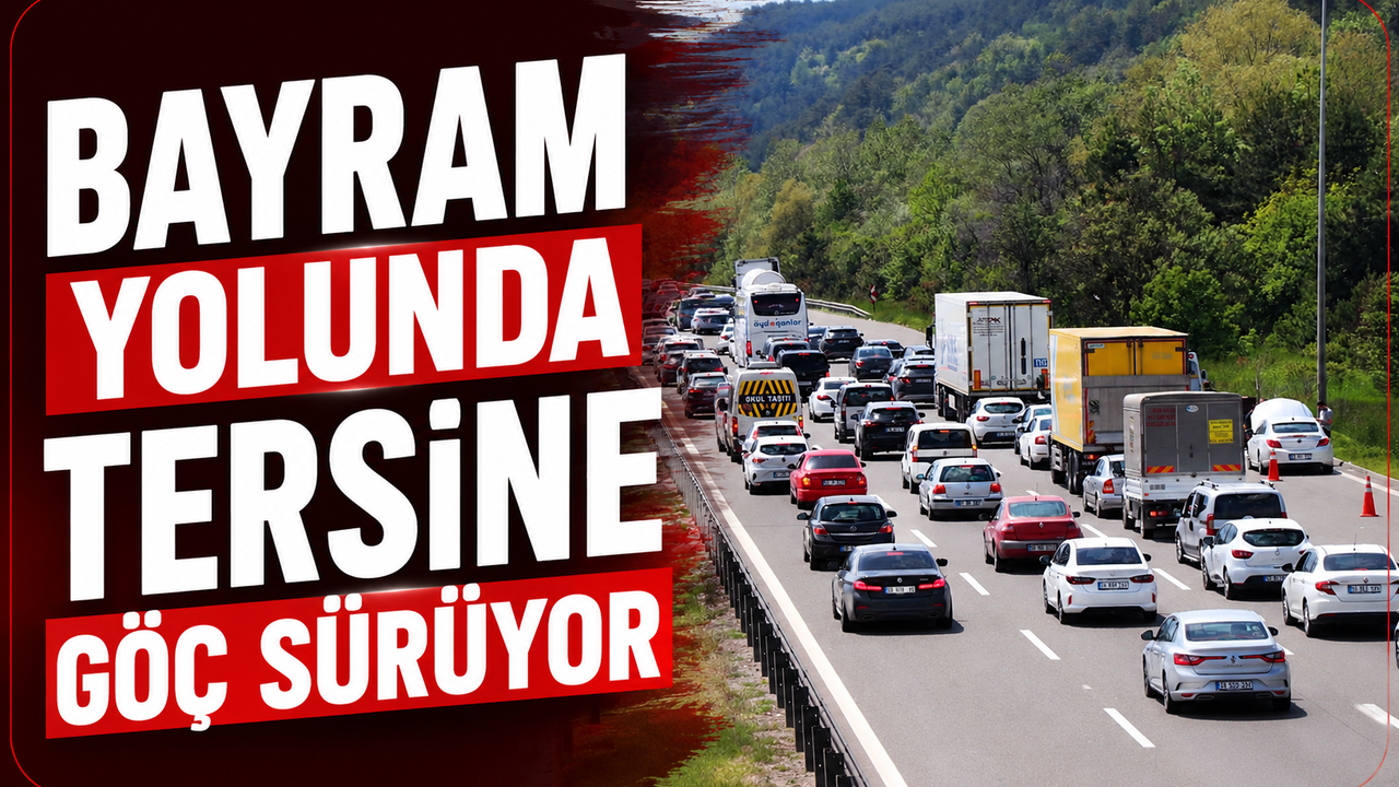 Bayram yolunda tersine göç sürüyor