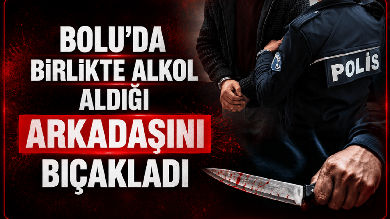 Bolu’da birlikte alkol aldığı arkadaşını bıçaklayan şüpheli tutuklandı