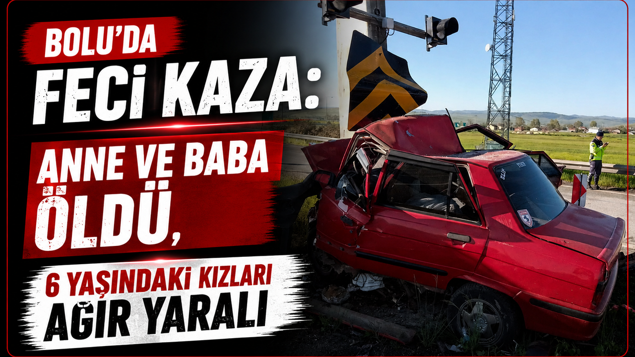 Bolu’da Feci Kaza: Anne ve Baba Öldü, 6 Yaşındaki Kızları Ağır Yaralı