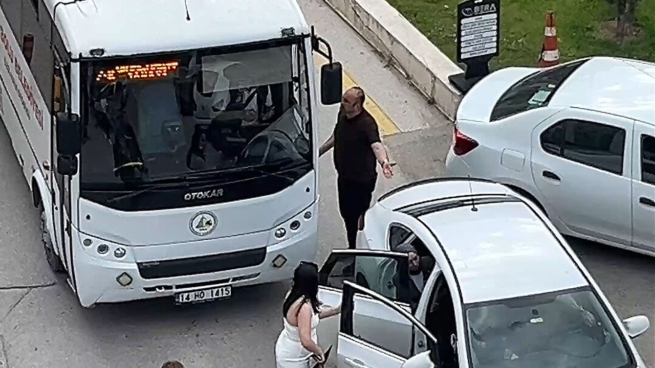 Bolu’da hatalı park inatlaşması: Trafik kilitlendi, sürücüler isyan etti
