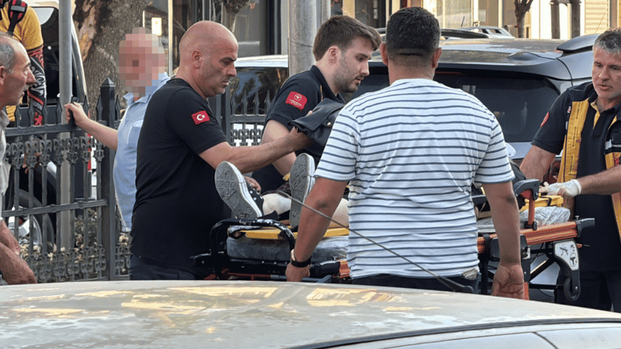 Yaya geçidinden geçerken otomobilin çarptığı kadın yaralandı