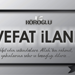 Bolu’da Vefat İlanları (21.07.2025)