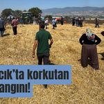 Saraycık’ta korkutan anız yangını!