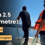 Gölde 2.5 kilometre uzunluğunda kaçak ağ yakalandı!