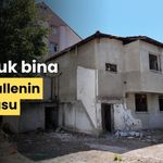 Bolu'da, metruk bina, mahallenin korkusu oldu