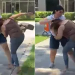 Dedektif gibi iz süren kadın, kocası ve sevgilisini parkta bastı