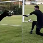 Nereden nereye! Boluspor’un eski oyuncusu tek başına antrenman yapıyor