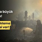 Aşağı Soku Yayla'sında çıkan yangında, evler ve ahırlar küle döndü