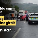 30 araç birbirine girdi, 1 kişi hayatını kaybetti