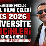Dr.Uzman Klinik Psikolog Kemal Hilmi Çelebi Yks 2026 Üniversite Tercihleri Hakkında Önemli Bilgilendirmelerde Bulundu