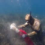 Bodrum'da deniz dibi temizliği yapıldı