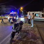 Bisiklet ile motosiklet çarpıştı: 2 kişi yaralandı