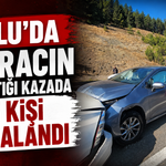 Bolu'da 5 aracın karıştığı kazada 5 kişi yaralandı