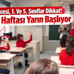 Okul Öncesi, 1. Ve 5. Sınıflar Dikkat! Uyum Haftası Yarın Başlıyor