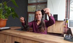 Karabük'te kuaför, topladığı saçları lösemili çocuklara bağışlıyor