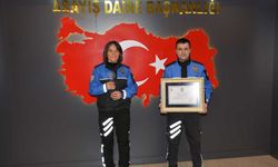 Karabük polisinin "Demir Şehrin Cevher Çocukları" projesine ödül