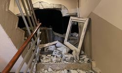 İstinat duvarı çöktü, 4 apartman tahliye edildi