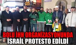 İŞGALCİLERİN SALDIRILARI BOLU'DA PROTESTO EDİLDİ
