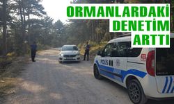 POLİS EKİPLERİ ORMANLARDAKİ DENETİMLERİ SIKLAŞTIRDI