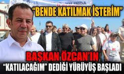 Başkan Özcan'ın "Katılacağım" dediği yürüyüş başladı