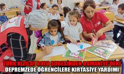 Türk Kızılay Bolu Şubesinden Osmaniye'deki depremzede öğrencilere kırtasiye yardımı