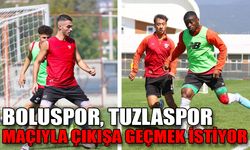 Boluspor’da Tuzlaspor maçı hazırlıkları başladı