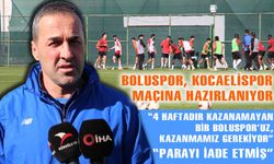 Boluspor Teknik Direktörü Yalçın Koşukavak, Kocaelispor maçı öncesi basın açıklaması yaptı