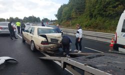 Zonguldak'ta 6 aracın karıştığı zincirleme kaza: 1 yaralı