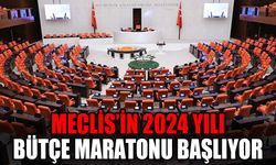 Meclis’in 2024 yılı bütçe maratonu başlıyor