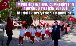 Mebrure İlhan Bağışgil Anaokulunda, "Cumhuriyet Yürüyüşü" gerçekleştirildi