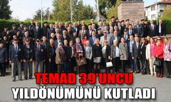 TEMAD 39’uncu yıldönümünü kutladı