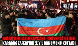 BAİBÜ'deki Azerbaycanlı üniversiteliler karabağ zaferi'nin 3. yıl dönümünü kutladı