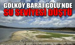 Gölköy baraj gölü'nde su seviyesi yüzde 53'e düştü