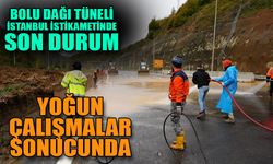 Bolu Dağı tüneli İstanbul istikameti ulaşıma açıldı