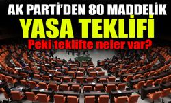 AK Parti 80 maddelik yasa teklifini Meclis'e sundu