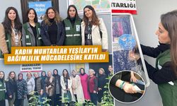 Bolu'da kadın muhtarlardan Yeşilay'a destek