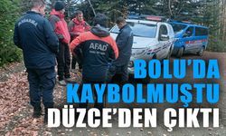 Bolu’da mantar ararken kaybolan vatandaş, Düzce’de bulundu