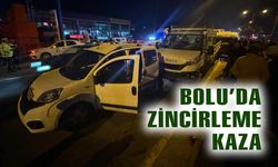 Bolu'da 5 araçlı zincirleme trafik kazası yaşandı