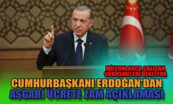 Cumhurbaşkanı Erdoğan'dan asgari ücrete zam açıklaması: