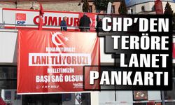CHP Bolu İl Başkanlığı, pankartla terörü lanetledi