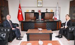 Doç. Dr. Çiğdemoğlu’ndan Rektör Özölçer’e ziyaret